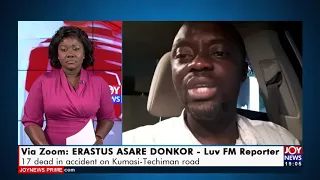 17 dead in accident on Kumasi-Techiman road - Joy News Prime (1-11-21)