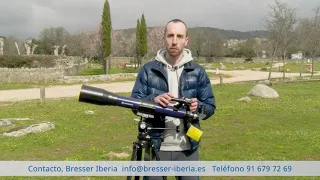 Telescopio 70/700 Skylux + adaptador para Smartphone Bresser