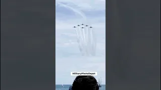 Thunderbirds perform at Jones Beach,Long island,NY.