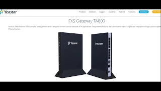 Перепрошивка Yeastar FXS Gateway TA800 или TA600 чтобы не булькало и не квакало