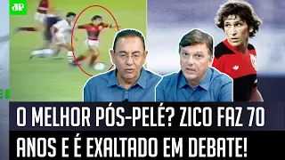 "É SÓ VER OS VÍDEOS! O Zico era um jogador que..." ÍDOLO do Flamengo é EXALTADO ao fazer 70 ANOS!