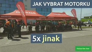 JAK vybrat MOTORKU - 5x JINAK