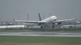 Stunning Air Canada Airbus A330-343 (Star Alliance Livery) Nails Smooth Landing At Lisbon Airport