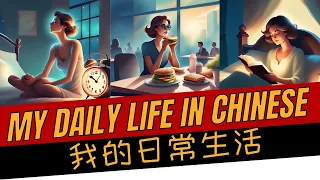 My daily life | Learning Chinese speaking | Beginner to Intermediate| Listen and practice