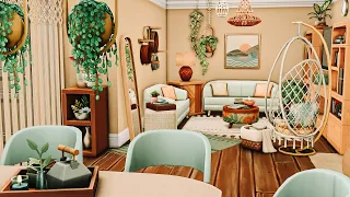 Cozy Bohemian Apartment 🌿  | The Sims 4 Speed Build (No CC)