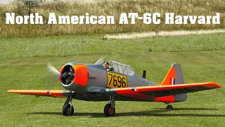 North American AT-6C Harvard | giant scale RC airplane | 4K | Holesov 2022