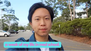 Week in the life of a Monash Med student // study vlog