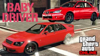 GTA 5 - Movie Build - BABY DRIVER Subaru WRX - Karin Sultan Customization