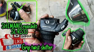 Cara Mengganti kabel Grip twist SHIFTER, SHIMANO REVOSHIFT SL-RS35