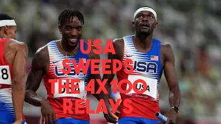 4x100 FINALS IN BUDAPEST ...USA OBLITERATES THE FIELD....#MUST WATCH