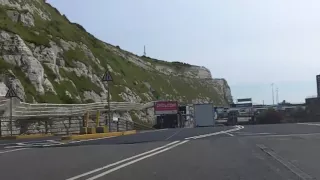 Dover Ferry Port Arrival at port to Ferry