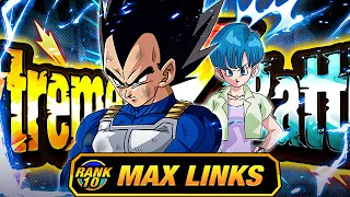 VERY VERY BAD! LEVEL 10 LINKS 100% RAINBOW STAR EZA VEGETA & BULMA! (DBZ: Dokkan Battle)