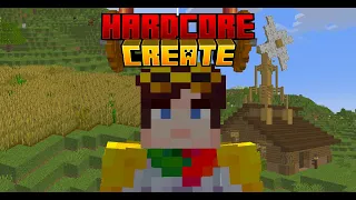 Я начал ВЫЖИВАТЬ С МОДОМ CREATE на ХАРДКОРЕ! 1ep