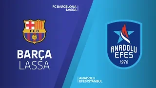 FC Barcelona Lassa - Anadolu Efes Istanbul Highlights | Turkish Airlines EuroLeague RS Round 15