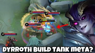 Cara bermain Dyrroth build Tank damage sakit!! | Tutorial bermain Dyrroth terbaru 2024