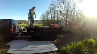 20240416 17 Treating the lumber with Borax and final preps before subfloor