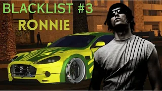 Hardest Boss In NFS MostWanted History!!! - Ronnie - Blacklist #3