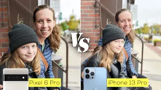 Pixel 6 Pro versus iPhone 13 Pro