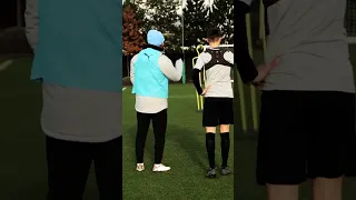 Ilkay Gundogan training Manchester City u15