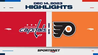 NHL Highlights | Capitals vs. Flyers - December 14, 2023