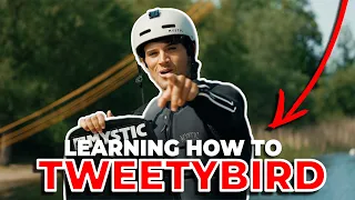 Learning how to Tweetybird | Cable Wakeboarding Air Tricks |