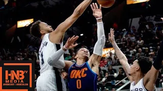 Oklahoma City Thunder vs San Antonio Spurs Full Game Highlights / March 29 / 2017-18 NBA Season