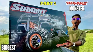 RC Traxxas Summit Hybrid Monster Truck Unboxing & Testing - Chatpat toy tv