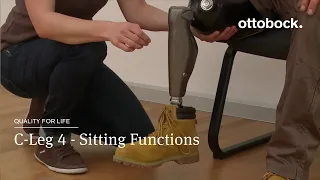 C-Leg 4: Sitting Functions | Ottobock