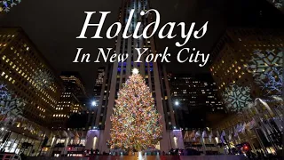 Holidays in New York City - Rockefeller Center Christmas Tree