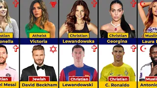 RELIGION COMPARISON | Best Footballers Religion their Wives/Girlfriends