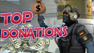 [CS GO] Top 5 - BIGGEST SKIN DONATION EVER