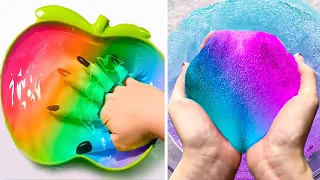 Удовлетворяющая слизь Slime ASMR | Расслабляющее видео слизи # 1688