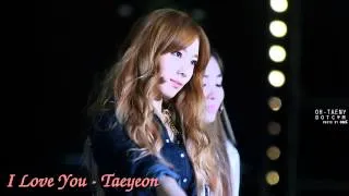 Best songs of Kim Taeyeon  김태연 - 소녀 시대 SNSD (Part 1)