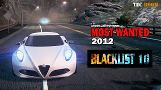 Need For Speed Most Wanted 2012 | Blacklist #10 - Alfa Romeo 4C Concept