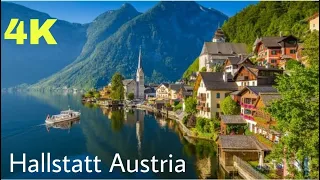 Hallstatt Austria, The Most Beautiful Village in The World 4K UHD