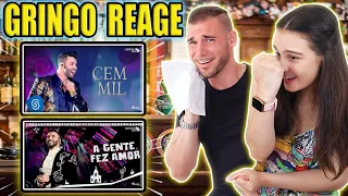 🇧🇷 Gringo Reage a SERTANEJO | Gusttavo Lima - CEM MIL & A GENTE FEZ AMOR