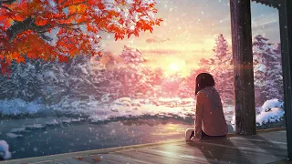 🌨️ Snowfall Serenade: Lofi Chill Mix 🎶 | Perfect for Study & Work | Loopfi Beats 🎧