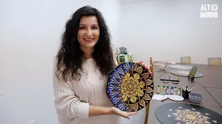Cristiana Mina cria mandalas única pintadas à mão | Altominho TV