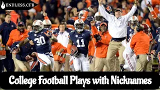 WILD College Football Plays that Earned Nicknames
