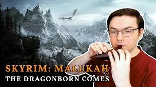 Skyrim - The Dragonborn Comes - Ocarina tutorial / tabs