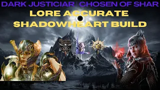 Baldur's Gate 3 | LORE ACCURATE SHADOWHEART BUILD GUIDE | Dark Justiciar | Cleric / Rogue