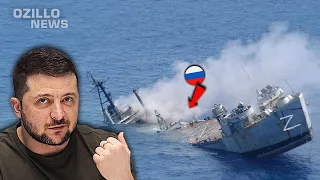 Ukrainian Intelligence Announced! Russian Missile Ship Destroyed by Ukraine's Secret Weapon!