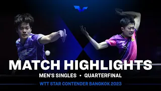 Yuan Licen vs Cho Seungmin | MS QF | WTT Star Contender Bangkok 2023