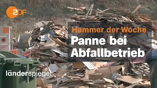 Panne bei Abfallbetrieb Hannover | Hammer der Woche vom 24.09.22 | ZDF