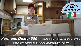 NUOVO 2024 - Camper per 4 persone su 5,4 m - l'incomparabile Karmann Dexter 550 - Nuovi interni