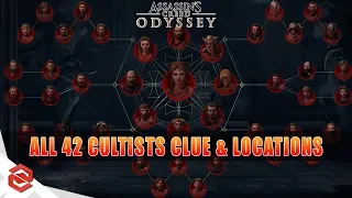 All 42 Kosmos Cultists Clue, Locations in Assassin's Creed Odyssey [No Combat]