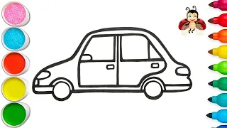 How to draw a car for children? Як намалювати автомобіль для дітей?