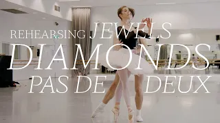 In the studio: Rehearsing the Diamonds Pas de Deux from Balanchine's Jewels | The Australian Ballet