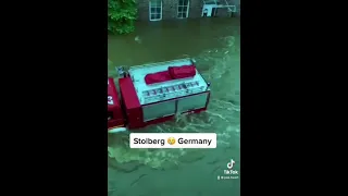 flooding in Aachen, Germany soo bad many people died