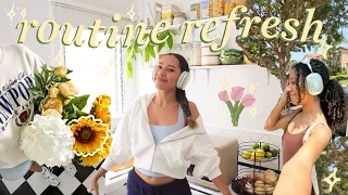 ROUTINE REFRESH🧺✨~ new habits, decluttering & fun tips